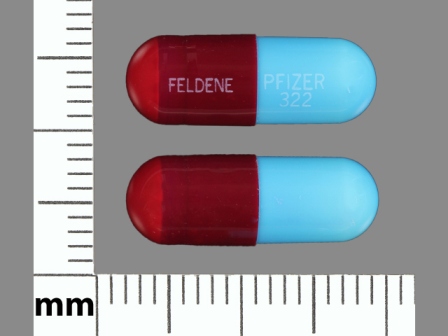 FELDENE PFIZER 322: (59762-0140) Piroxicam 10 mg/1 Oral Capsule by Greenstone LLC