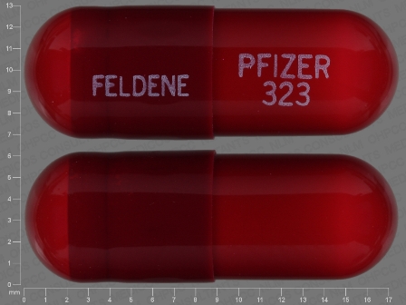 FELDENE PFIZER 323: (59762-0145) Piroxicam 20 mg/1 Oral Capsule by Greenstone LLC