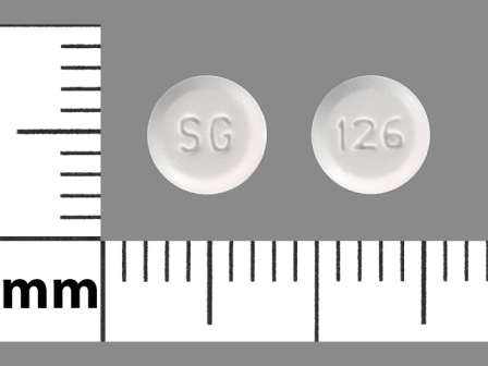 SG 126: (60429-085) Pramipexole Dihydrochloride .125 mg Oral Tablet by Golden State Medical Supply, Inc
