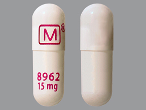 M 8962 15 mg: (60687-150) Dextroamphetamine Sulfate 15 mg Extended Release Capsule by Mallinckrodt Inc.