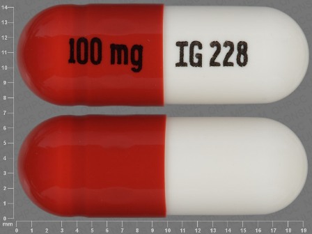 IG 228 100 mg: (60687-230) Zonisamide 100 mg Oral Capsule by American Health Packaging