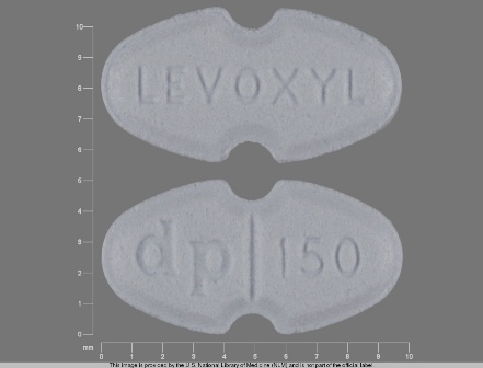 Levoxyl dp 150: (60793-858) Levoxyl 0.15 mg Oral Tablet by Physicians Total Care, Inc.