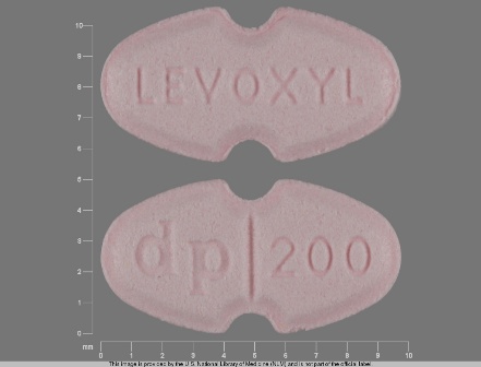 Levoxyl dp 200: (60793-860) Levoxyl 0.2 mg Oral Tablet by King Pharmaceuticals, Inc.