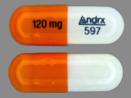 Andrx 597 120 mg: (62037-597) Cartia 120 mg Oral Capsule, Extended Release by Bryant Ranch Prepack
