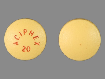 ACIPHEX 20: (62856-243) Aciphex 20 mg Enteric Coated Tablet by Bryant Ranch Prepack