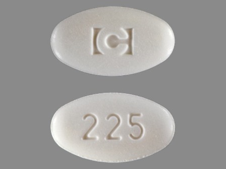 C 225: (63459-225) Nuvigil 250 mg Oral Tablet by Lake Erie Medical Dba Quality Care Products LLC
