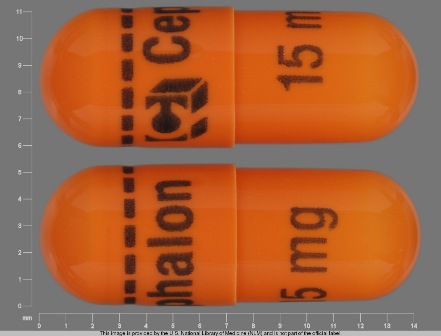 15 mg C Cephalon: (63459-700) 24 Hr Amrix 15 mg Extended Release Capsule by Cephalon, Inc.