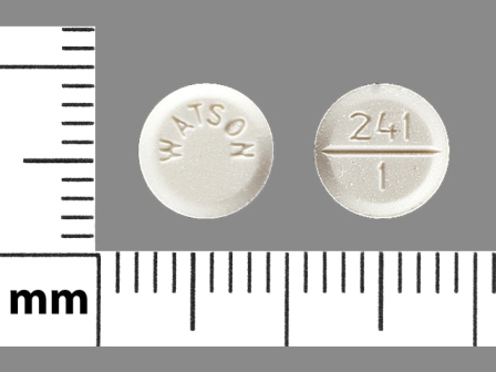 241 1 WATSON: (63739-500) Lorazepam 1 mg Oral Tablet by Mckesson Packaging Services Business Unit of Mckesson Corporation
