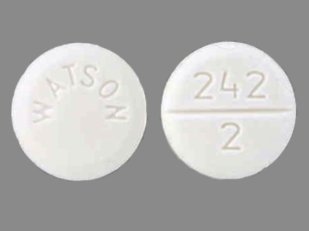 242 2 WATSON: (63739-501) Lorazepam 2 mg Oral Tablet by Mckesson Packaging Services Business Unit of Mckesson Corporation