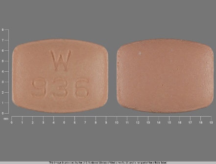 W 936: (64679-936) Famotidine 20 mg Oral Tablet by Wockhardt USA LLC.