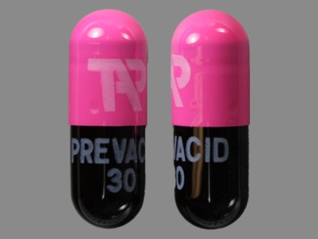 TAP PREVACID 30: (64764-046) Prevacid 30 mg Enteric Coated Capsule by Lake Erie Medical & Surgical Supply Dba Quality Care Products LLC