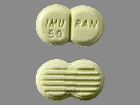 IMURAN 50: (65483-590) Imuran 50 mg Oral Tablet by Prometheus Laboratories Inc.