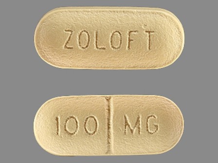 Zoloft ZOLOFT;100;mg