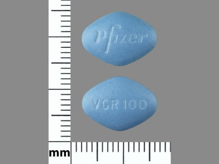 VGR100 Pfizer: (67544-356) Viagra 100 mg Oral Tablet, Film Coated by Aphena Pharma Solutions - Tennessee, LLC