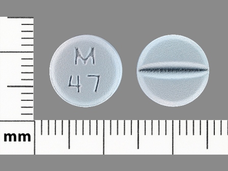 M 47: (67544-627) Metoprolol Tartrate 100 mg Oral Tablet, Film Coated by Aphena Pharma Solutions - Tennessee, LLC