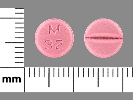 M 32: (67544-911) Metoprolol Tartrate 50 mg Oral Tablet, Film Coated by Aphena Pharma Solutions - Tennessee, LLC