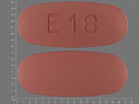 E 18: (68084-722) Moxifloxacin Hydrochloride 400 mg Oral Tablet, Film Coated by American Health Packaging