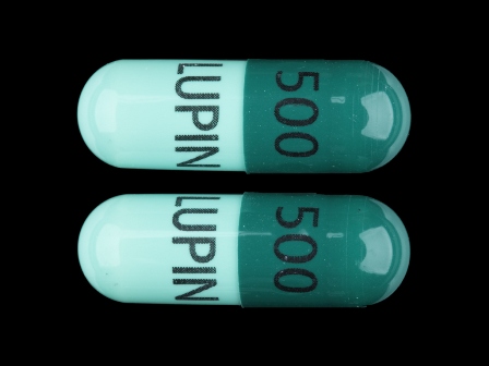 500 LUPIN: (68180-122) Cephalexin 500 mg Oral Capsule by Lake Erie Medical Dba Quality Care Products LLC
