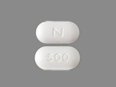 N 500: (68453-850) 24 Hr Naprelan 500 mg Extended Release Tablet by Victory Pharma, Inc.