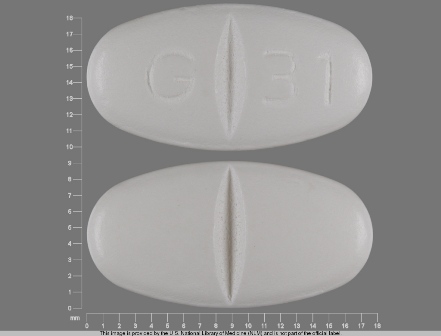 G 31: (68462-126) Gabapentin 600 mg Oral Tablet by H.j. Harkins Company, Inc.