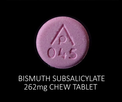 AP 045: (69618-029) Bismuth Subsalicylate 262 mg Oral Tablet by Rugby Laboratories Inc.